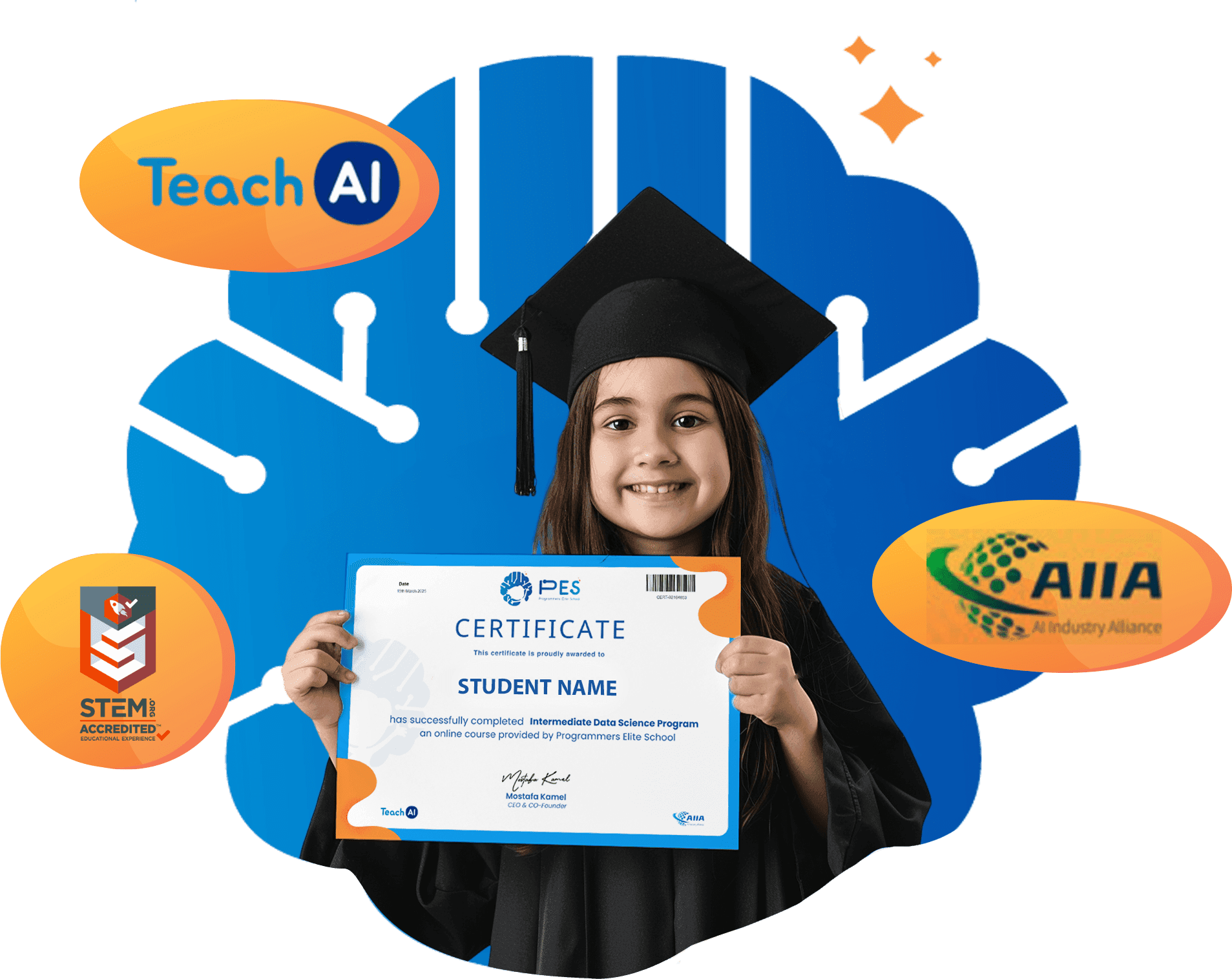 At PES Academy, your child earns globally recognized certifications that open doors, build credibility, and accelerate their journey toward a successful tech-driven career.